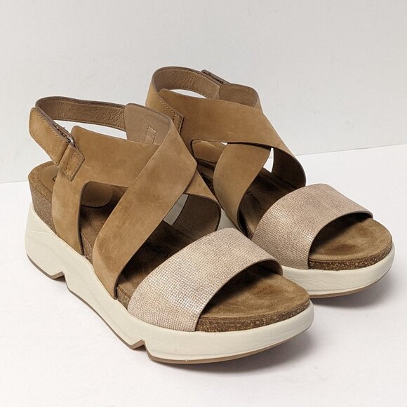 Sofft Charday Platform Sandals, Tan, Women's 9 - Picture 1 of 7